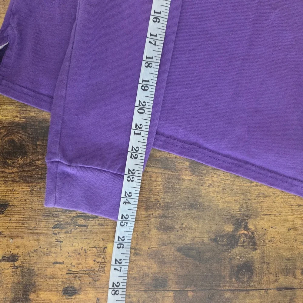 Ralph Lauren Kids Purple‎ Olive Chevron Rugby Shirt Long Sleeve Crest Patch S